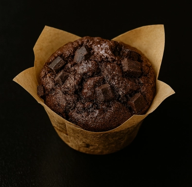 Muffins chocolat noisettes